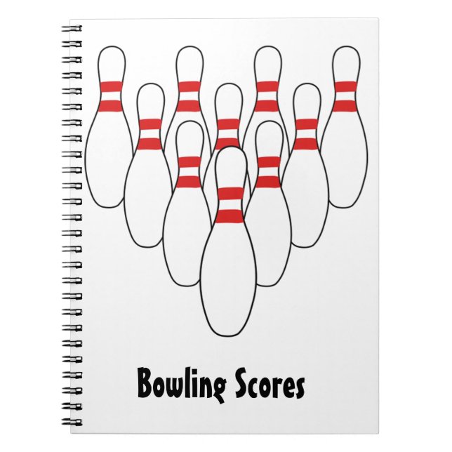 Bowling Spiral-Bound Notebook (Front)