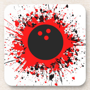 bowling splats coaster