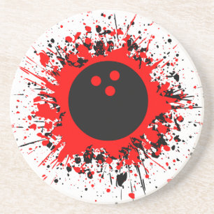 bowling splats coaster