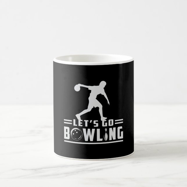 Bowling Sport Bowler Strike Bowl Team Funny Gift Coffee Mug (Center)