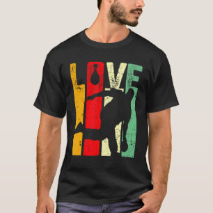 Bowling Sports Lover Retro Vintage Love Bowler T-Shirt
