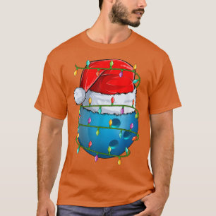 Bowling Sports Lover Xmas Lights Bowling Ball Chri T-Shirt
