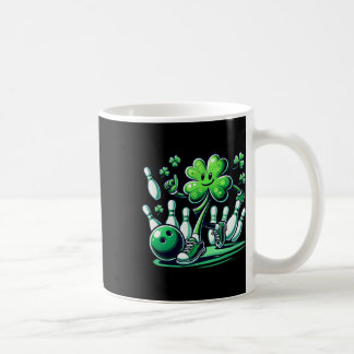 Bowling St Patricks Day Boys Kids Shamrock Playing Coffee Mug