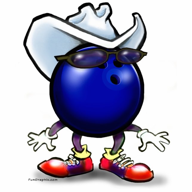 Bowling Star Standing Photo Sculpture (Front)