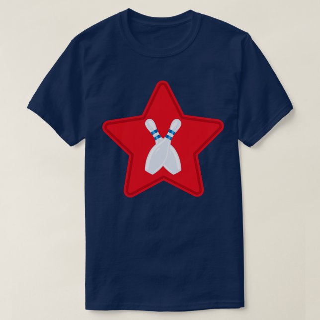Bowling Star T-Shirt (Design Front)