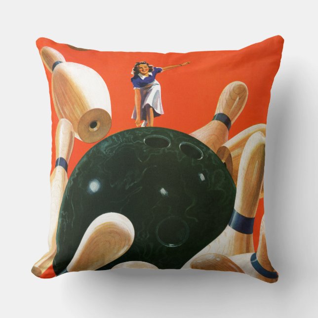 Bowling Strike Cushion (Front)