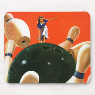 Bowling Strike Mouse Mat