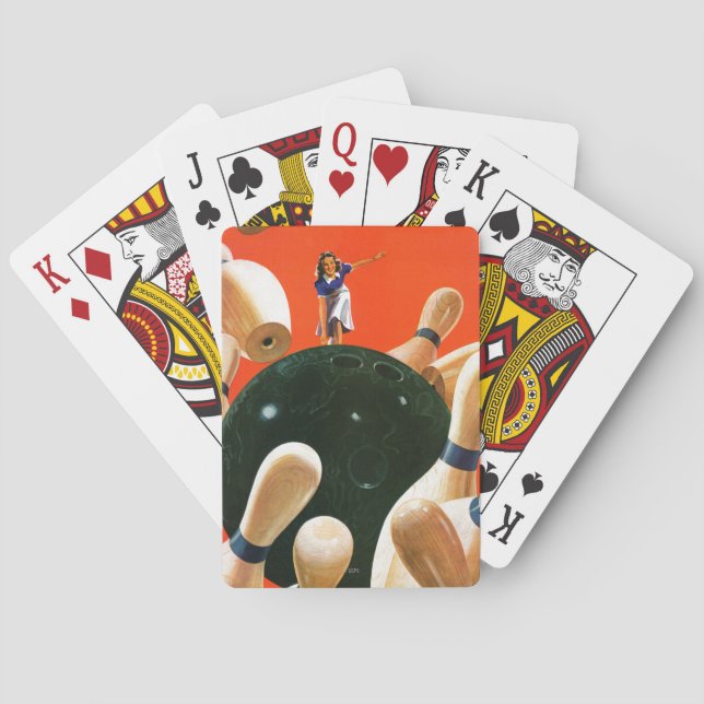 Bowling Strike Playing Cards (Back)