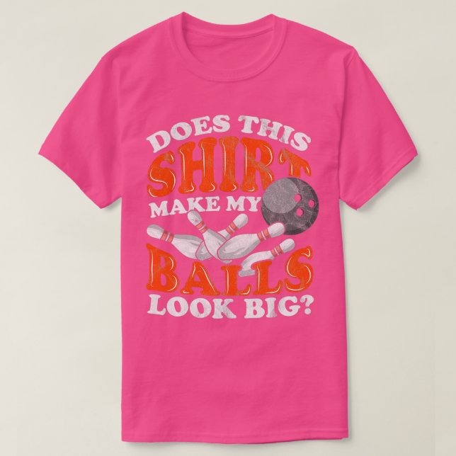 Bowling Strike Skittles Pin Bowling Hall Spare 2 T-Shirt (Design Front)