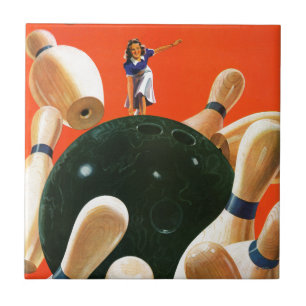 Bowling Strike Tile