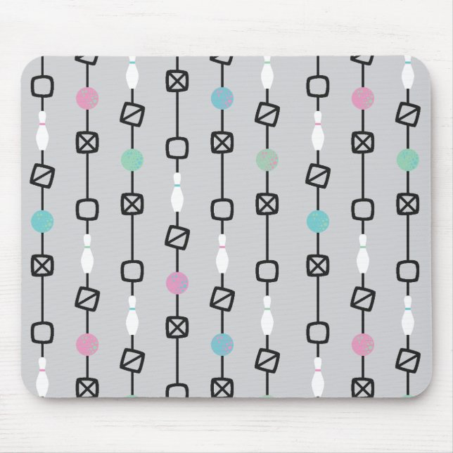Bowling Stripes Mousepad (Front)