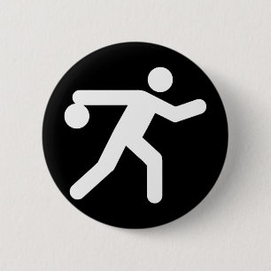 Bowling Symbol Button