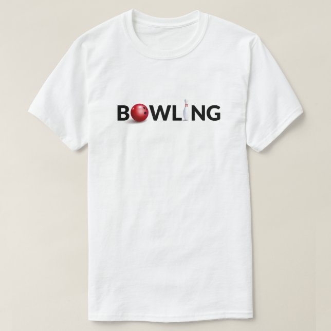 Bowling T-Shirt (Design Front)