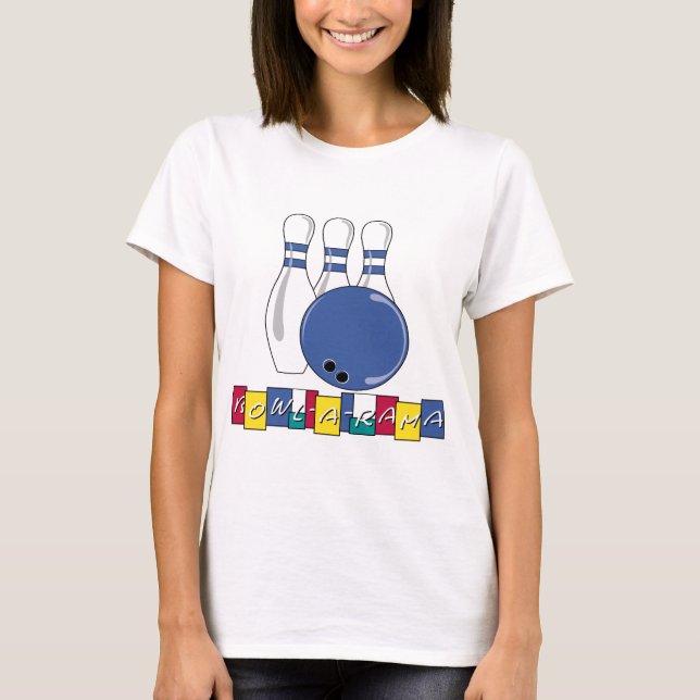 Bowling T-shirts and Gifts. (Front)