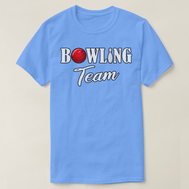 Bowling Team Player Bowler Bowling Centre Staff  T-Shirt (Design Front)