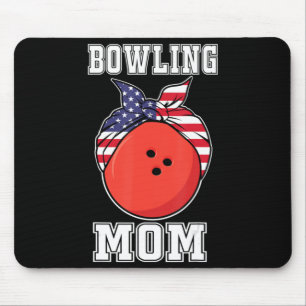 Bowling Teams MOM Players & Gift for  Bowling Mum  Mouse Mat