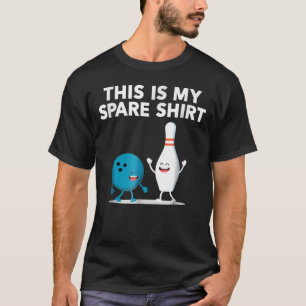Bowling Tee For Men Women Boys Girls Spare