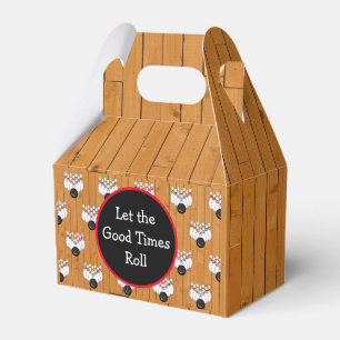 Bowling Themed Birthday Party Favour Box