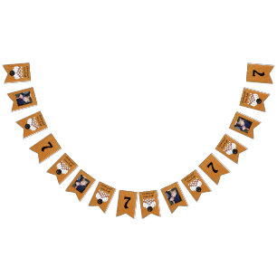 Bowling Themed Birthday Party Photo and Age Bunting
