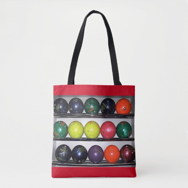 Bowling Tote Bag (Front)