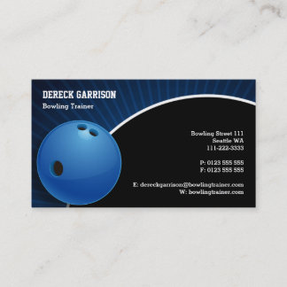 Bowling Trainer | Perfect Sport Business Card