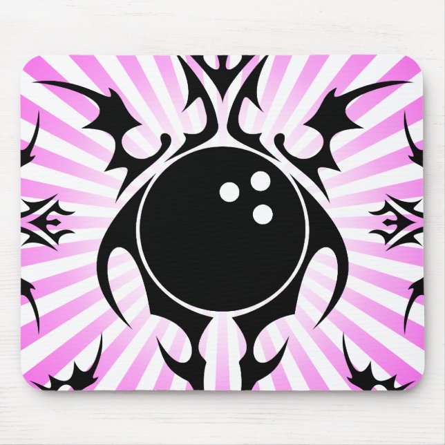 bowling : tribalz mouse mat (Front)