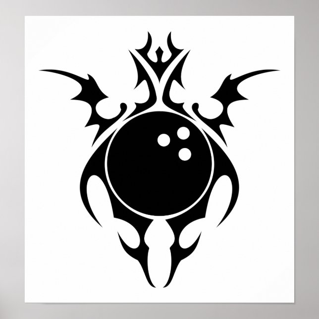 bowling : tribalz poster (Front)