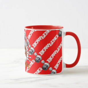 Bowling turkey mug
