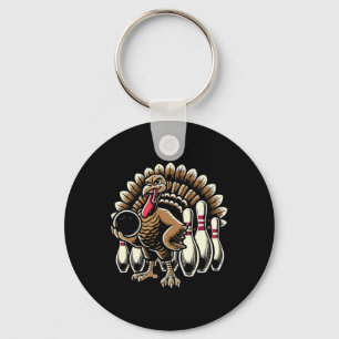 Bowling Turkey Thanksgiving Thanksgiving Day Turke Key Ring