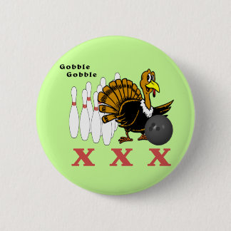 Bowling Turkey XXX 6 Cm Round Badge
