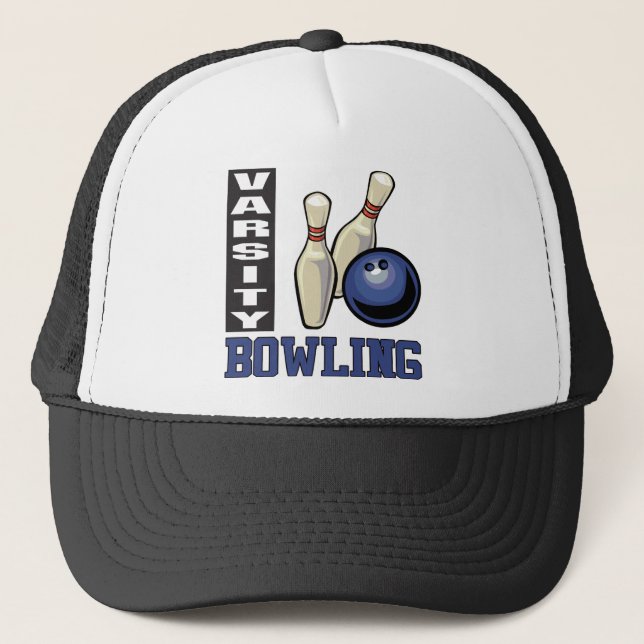 Bowling Varsity Trucker Hat (Front)
