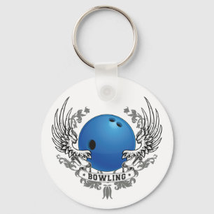 Bowling Wings Keychain