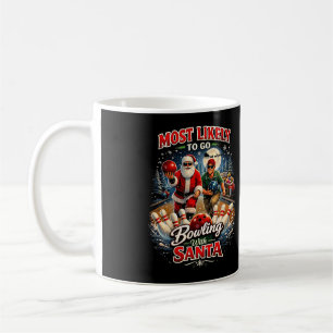 Bowling with Santa Coffee Mug