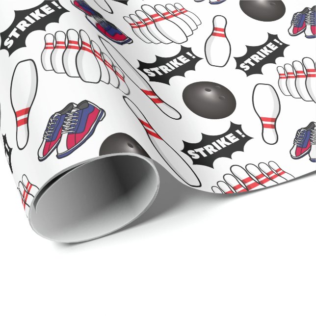 Bowling Wrapping Paper (Roll Corner)