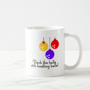 BowlingChick Deck the Halls Coffee Mug