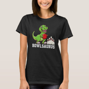 Bowlosaurus Bowling Player Bowler Sports Graphic T-Shirt