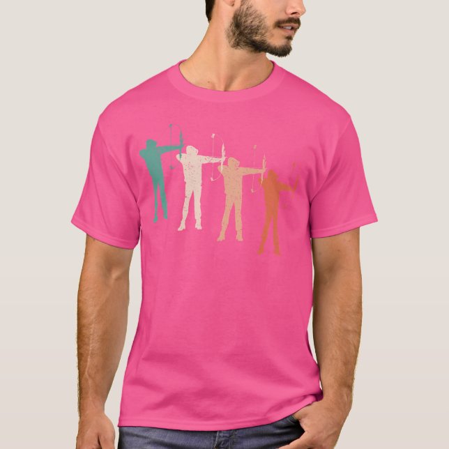 Bowman Archer Archery Bow And Arrow Shooting T-Shirt (Front)