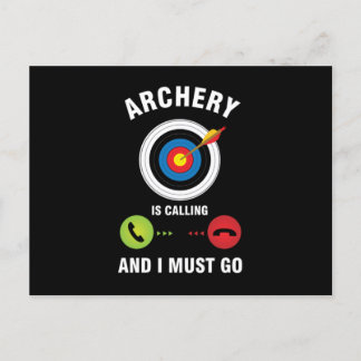 Bowman Archers Arrows Bows Target Shooting Gift Ar Postcard