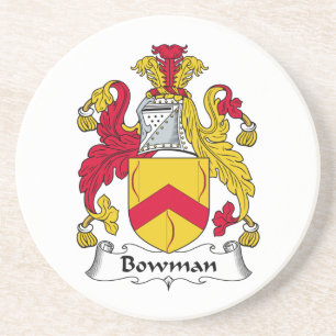 Bowman Family Crest Coaster