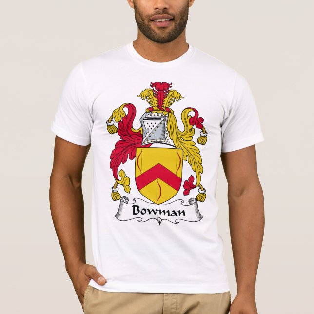 Bowman Family Crest T-Shirt (Front)