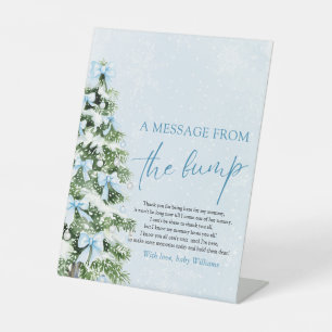 Bows Christmas Tree A Message From The Bump Sign