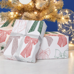 Bows Christmas Wrapping Paper