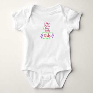 Bows, Racks, & Deer Tracks Baby Bodysuit