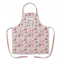 Bows, Roses & Strawberries Coquette Pattern 