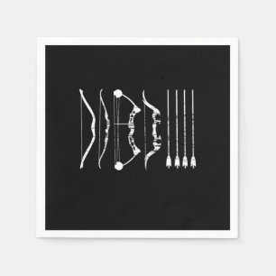 Bows Types Archery Arrow Bowman Shooting Archer Gi Napkin