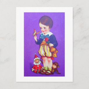bowtie boy postcard
