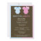 Bowties or Bows? Gender Reveal Invitation