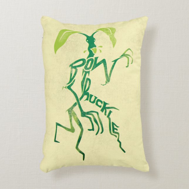 BOWTRUCKLE™ PICKETT™ Typography Graphic Decorative Cushion (Front(Vertical))