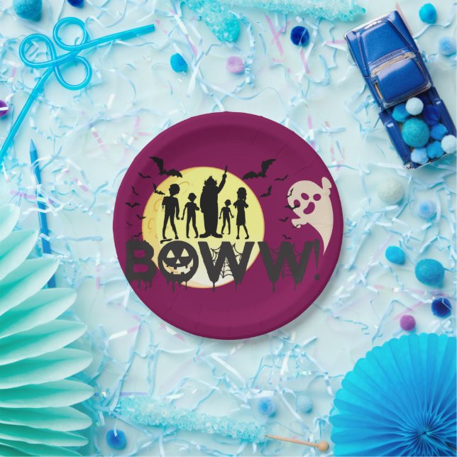 Boww!! – Spooky Surprise Halloween  Paper Plate (Party)