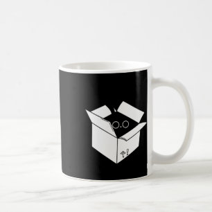 Box Black Cat Sticker Sticker Coffee Mug